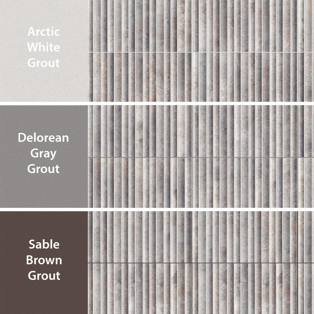 Rubik Greige 5-7/8 in. x 11-3/4 in. Ceramic Wall Tile