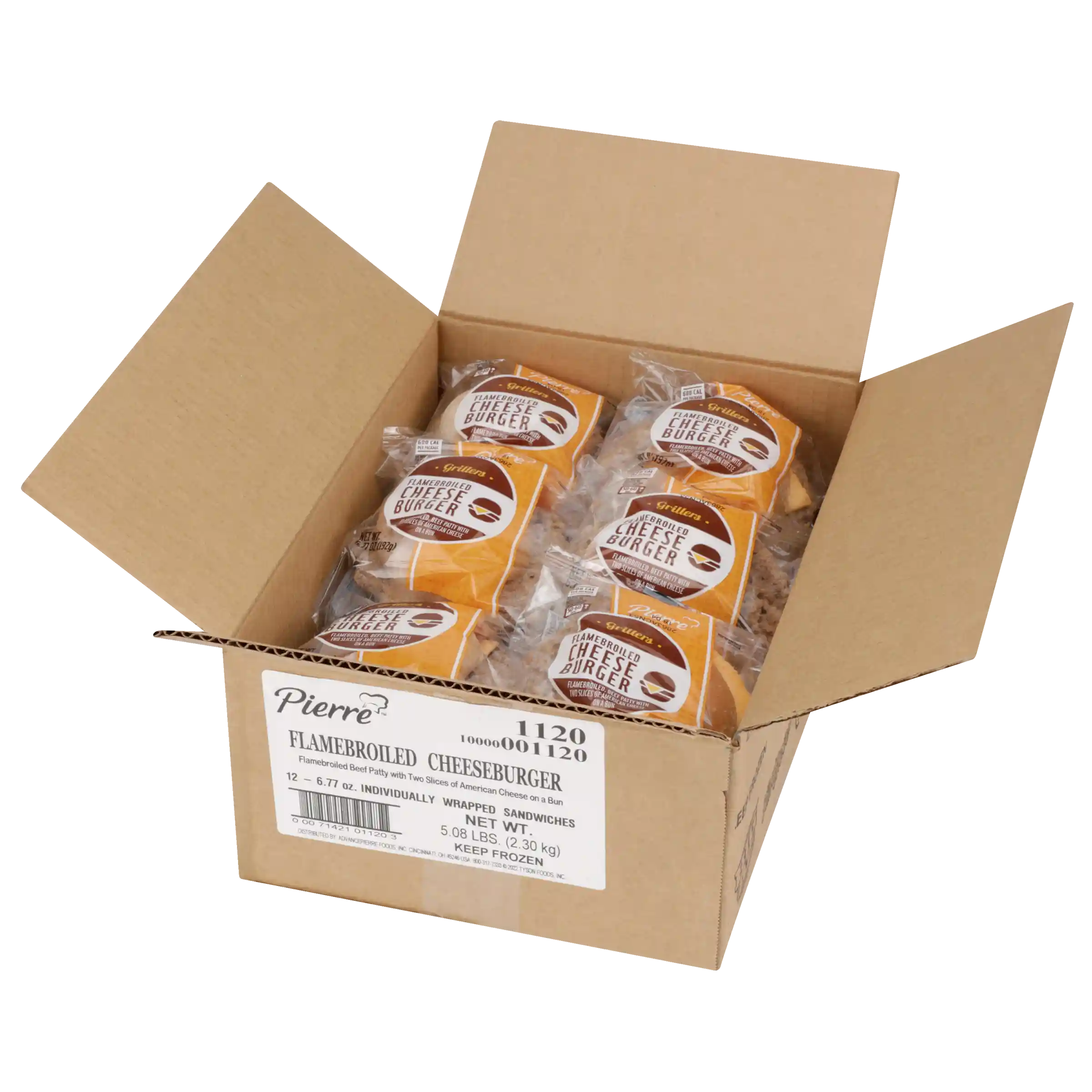 AdvancePierre™ Jumbo Beef Cheeseburger_image_4