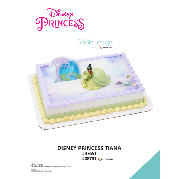 Disney Princess Tiana The Magic of Cakes® PhotoCake® Enhanced Background Page