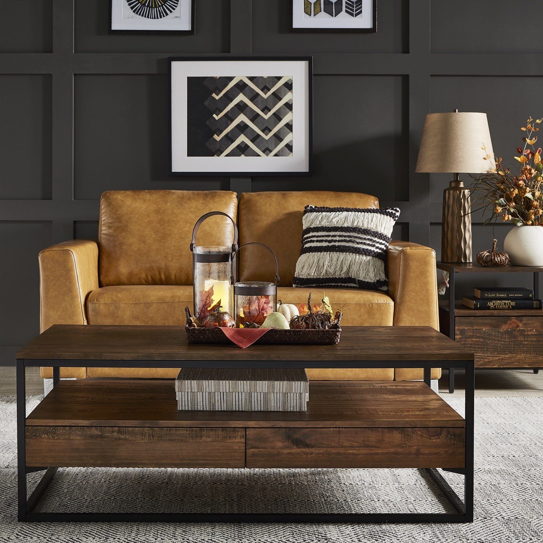 Rustic Brown Accent Tables