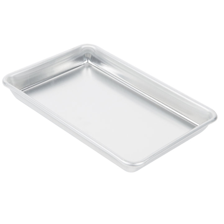 Eighth-size Wear-Ever® heavy-duty aluminum sheet pan with natural finish