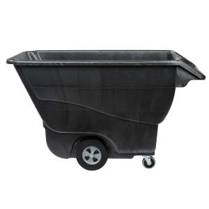 Rubbermaid Commercial, Standard Duty, Tilt Truck, 27 cu ft, Black
