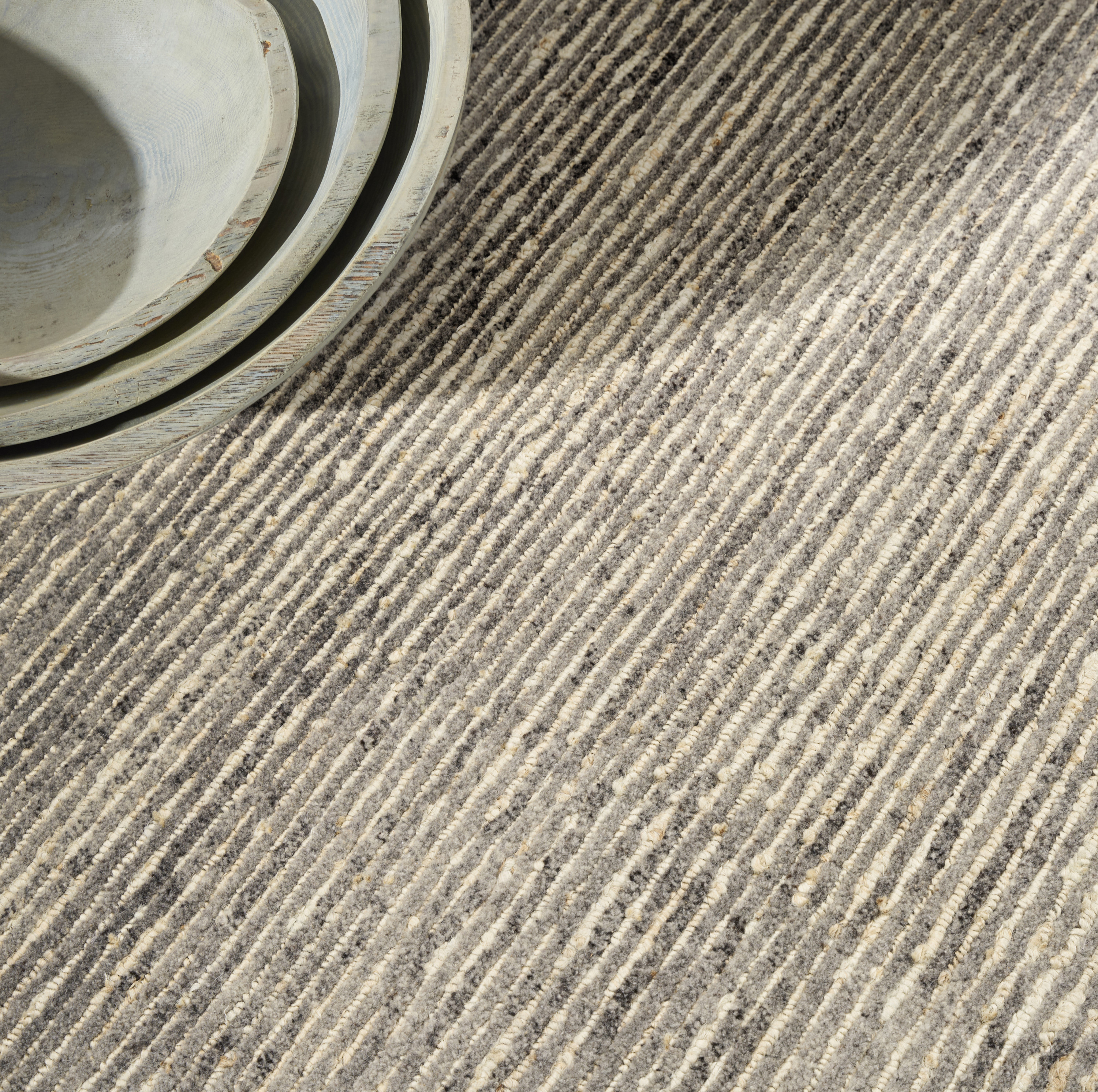 Calvin Klein Kathmandu 9' x 12' Grey Modern Indoor Rug