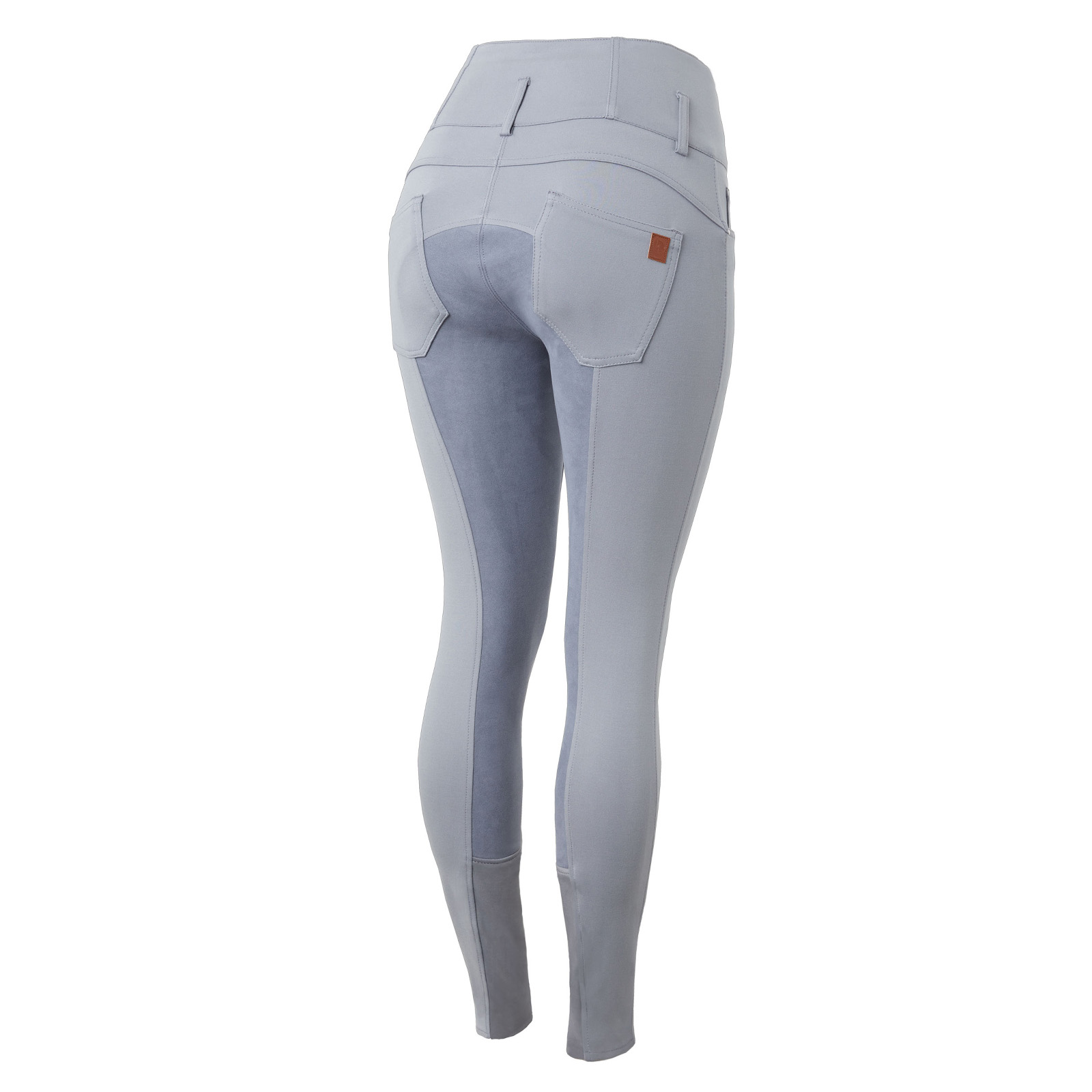 Horze Tara Womens High Waist Breeches Leather Full Seat