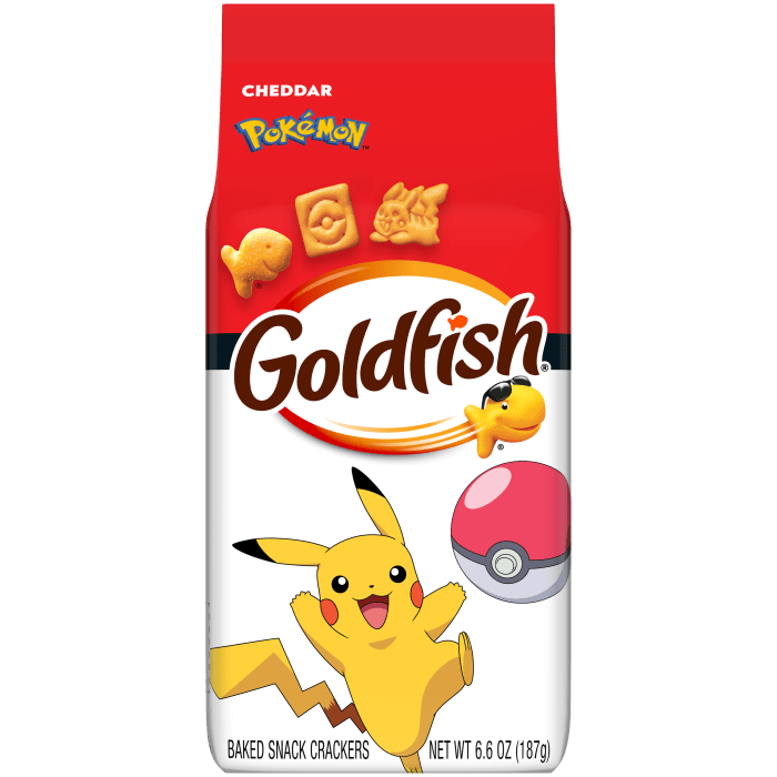 Pokémon Cheddar Baked Snack Crackers