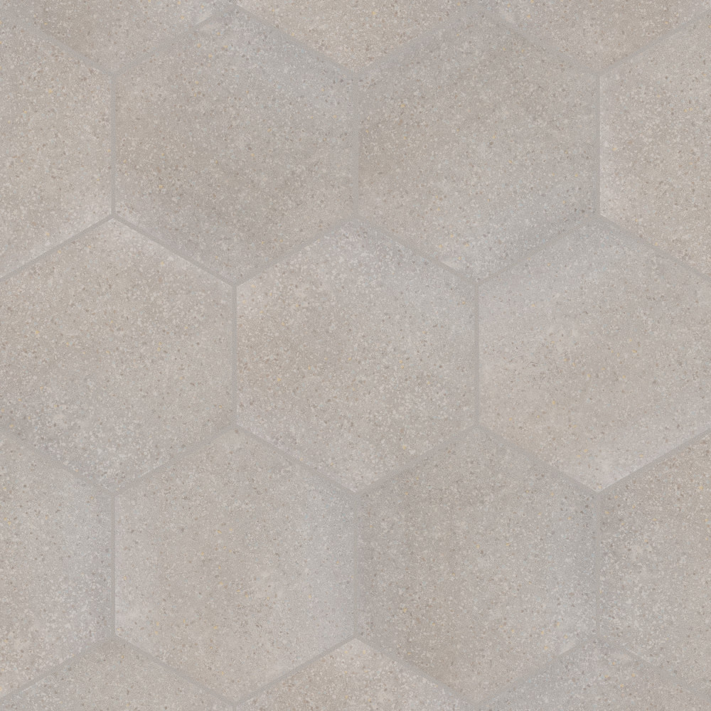 Palazzo Hex Luce 14.13x16.25 Hexagon Porcelain Floor and Wall Digital Pattern