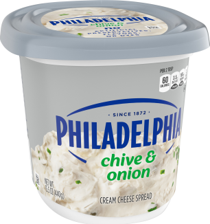 Philadelphia Chive & Onion Cream Cheese, 15.5 Oz