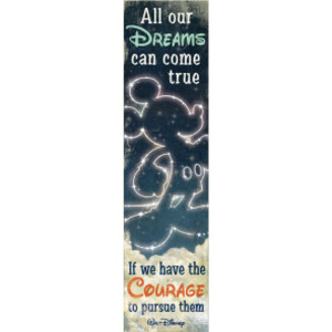 Walt Disney - All Our Dreams Vertical Banner