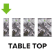 Table Top 24"w x 54"h