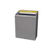 Rubbermaid Commercial, Configure™, Cans, 45gal, Metal, Gray, Rectangle, Receptacle