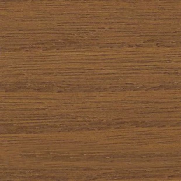 Brown wooden panel with fine horizontal grain, showing a smooth matte finish; photographed close-up under warm, even lighting with no visible surroundings.