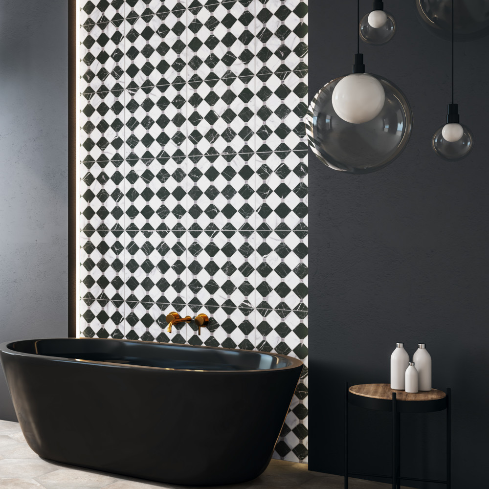 Tuscany Firenze 17-3/8 in. x 17-3/8 in. Porcelain Floor and Wall Tile