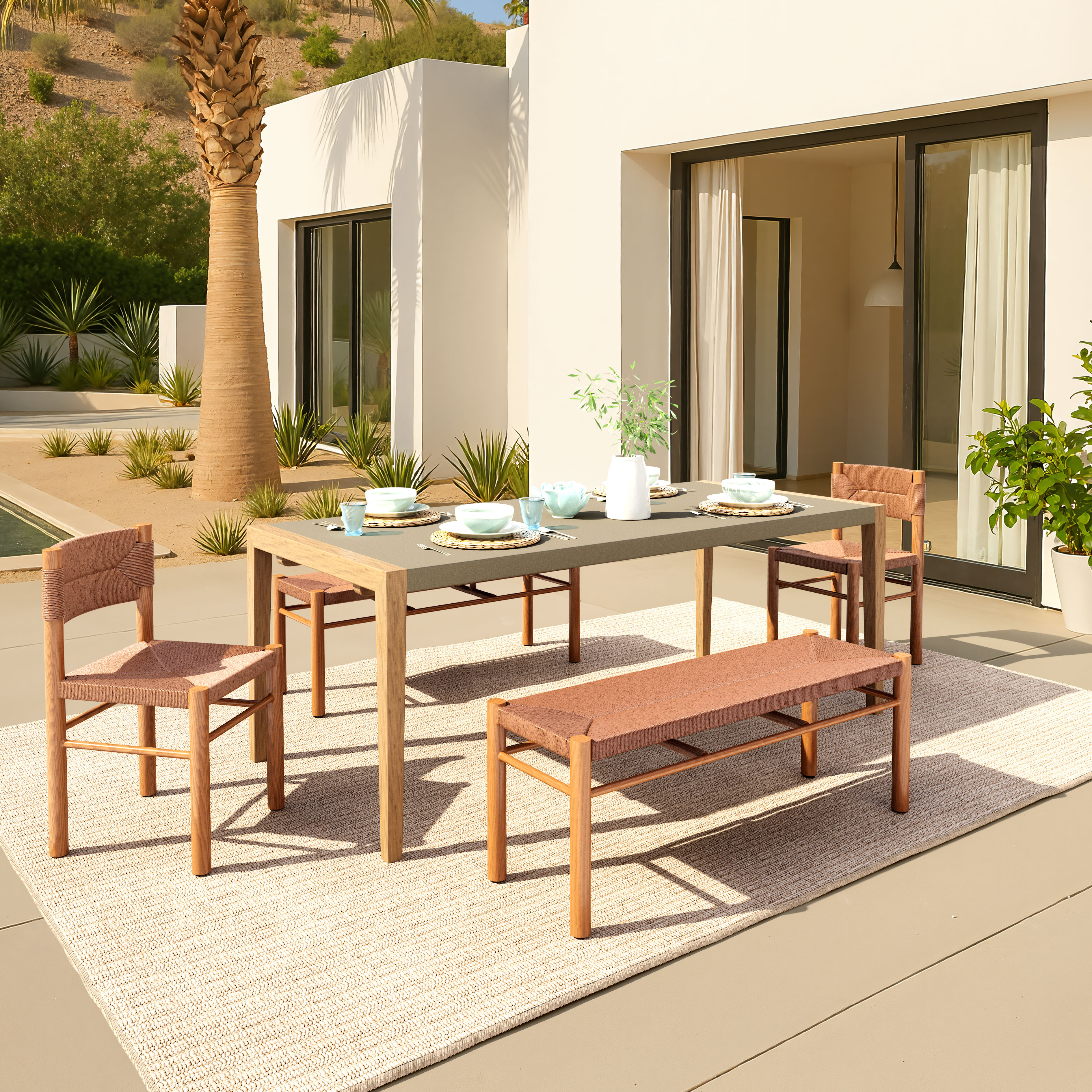 Kata Dining Table Gray product image