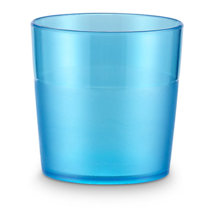 Vaso de  0.17 litros de policarbonato en azul