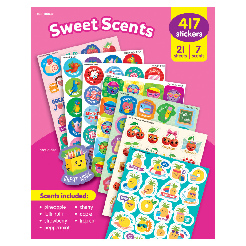 Sweet Scents Smelly Stickers Variety Pack