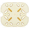 Sixth-size Super Pan® high-temperature plastic false bottom in amber