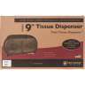 SAJR4000TBK, San Jamar,  Classic Twin 9" Jumbo Bath Tissue Dispenser, 3.25" core, Black
