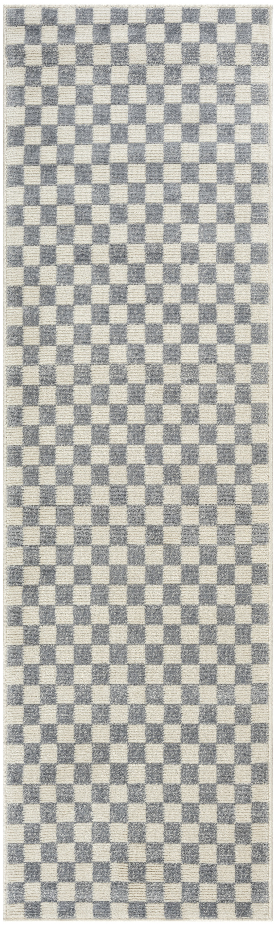 Nourison Serenity Home 2'2" x 7'6 Ivory Blue Modern Indoor Rug