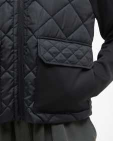 Ebony Quilted Sweatshirt Black