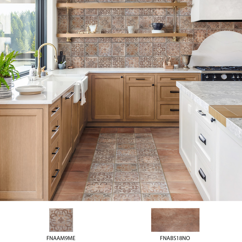 Americana Melrose 8-3/4 in. x 8-3/4 in. Porcelain Floor and Wall Tile
