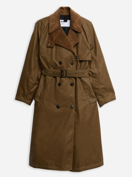 Barbour for Margaret Howell Double-Breasted Waxed Trench Coat