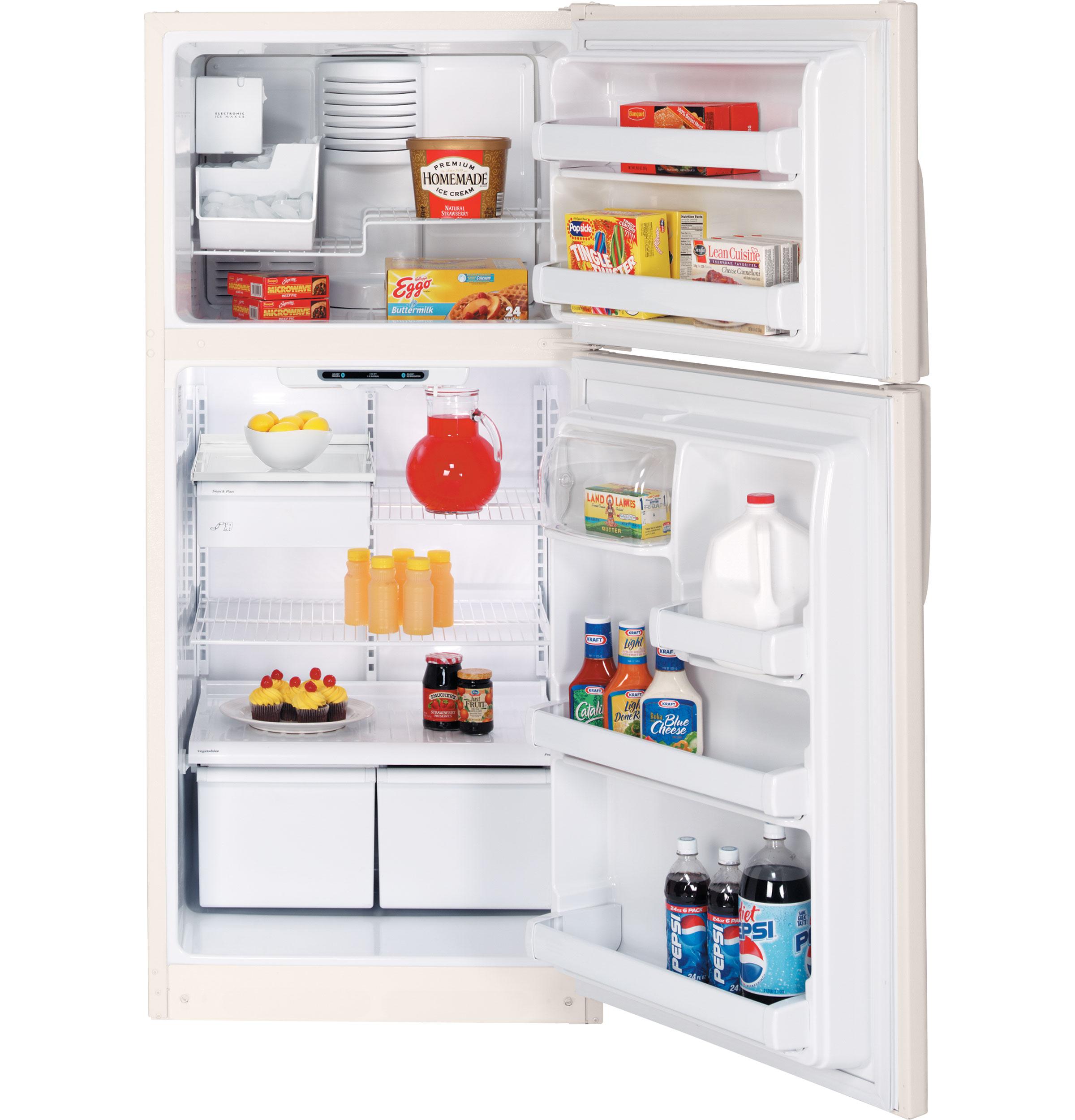 GE® ENERGY STAR® 18.0 Cu. Ft. Top-Freezer Refrigerator