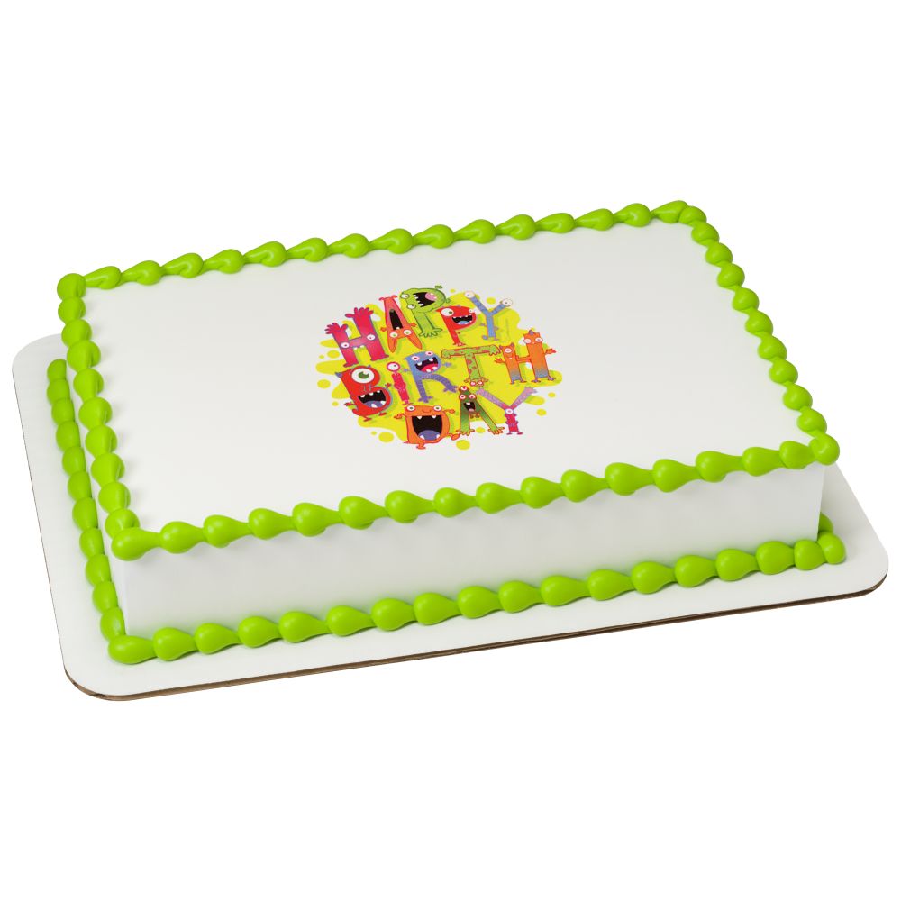 Image Cake Monster Birthday