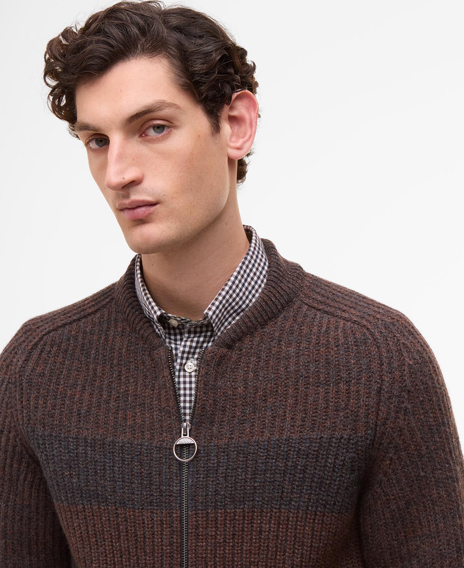 Paul Smith loves Barbour Knitted Bomber Jacket image number 7