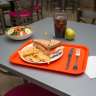 CSMCT121624, Carlisle, Cafe Fast Food Cafeteria Tray, 12" x 16", Orange