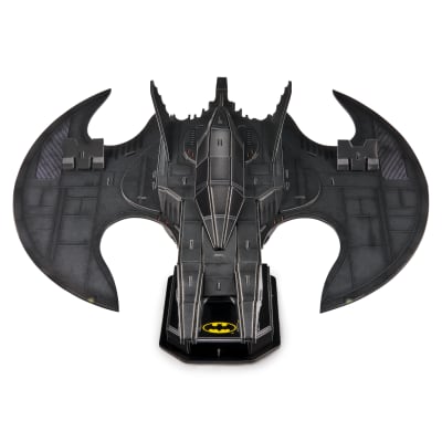 4D Build, DC Batman Batwing 3D Puzzle Model Kit with Stand 71 Pcs | Batman Toys Desk Decor | Building Toys | 3D Puzzles for Adults & Teens 12+