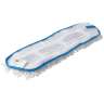 Rubbermaid Commercial, FLOW™, 18"W, Microfiber, White, Hook & Loop, Wet Mop