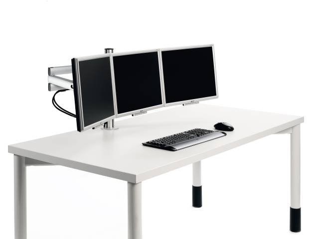 Novus TSS Trio is designed for easy alignment of three monitors for comfortable side-by-side viewing.