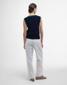Barbour The Edit by Alexa Sammie Sweater Vest Nero Navy