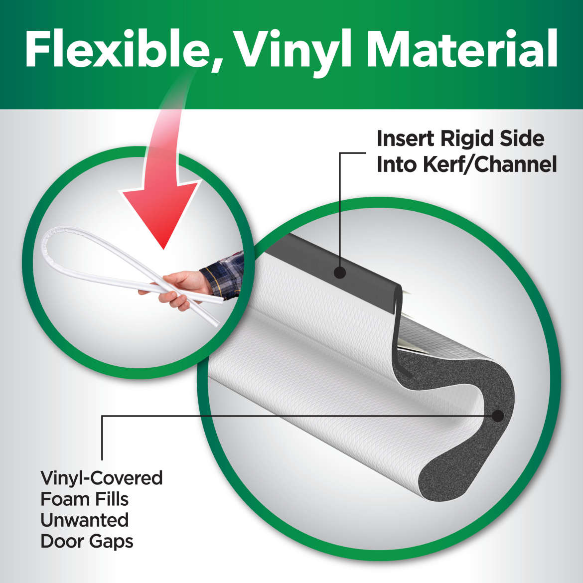 Vinyl Clad Door Seal