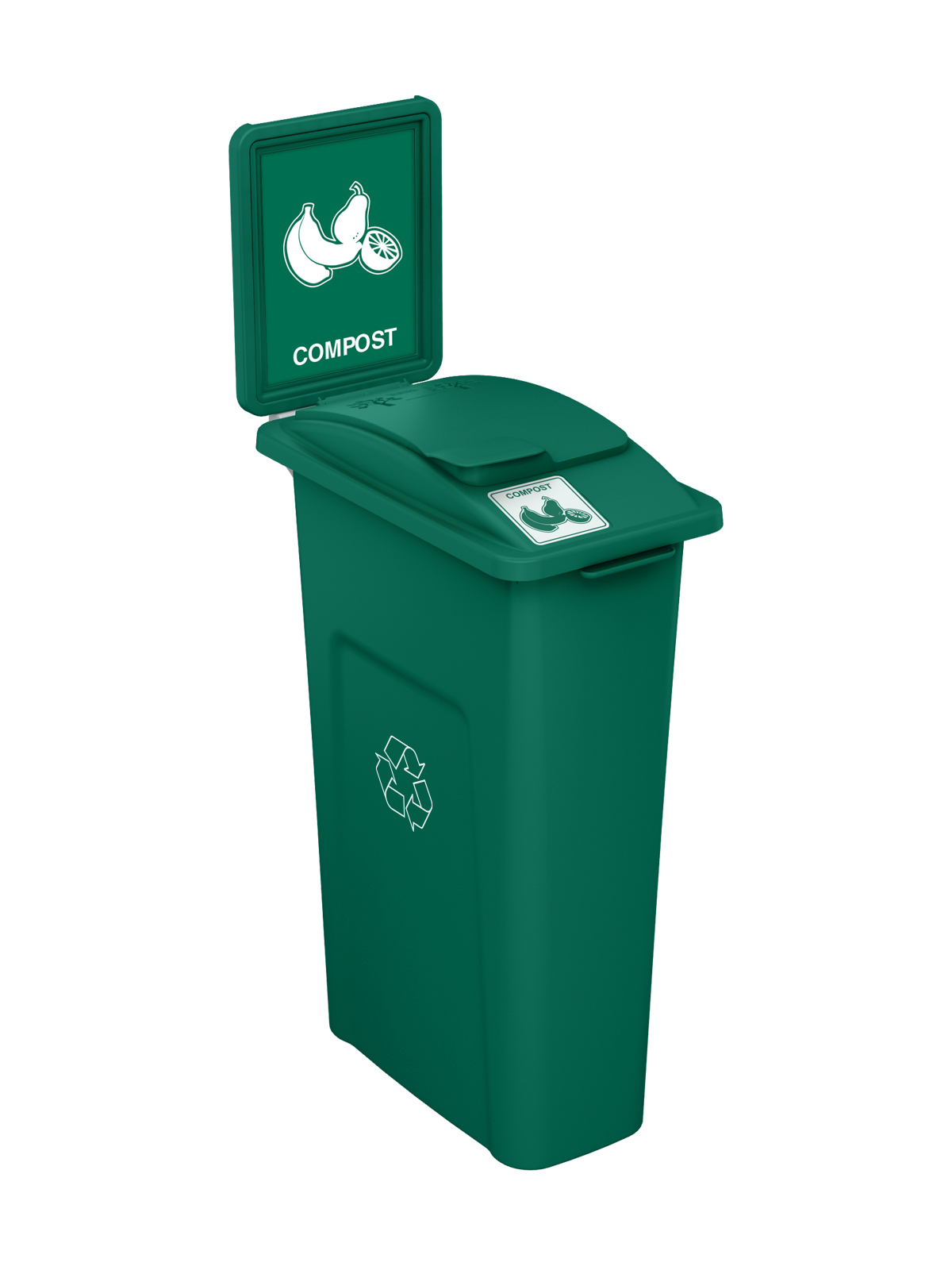 WASTE WATCHER – Single – Kit – Compost – Vented Lift – Dark Green