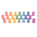 TickiT&reg; Rainbow Wooden Spools - Set of 21 CTU73975