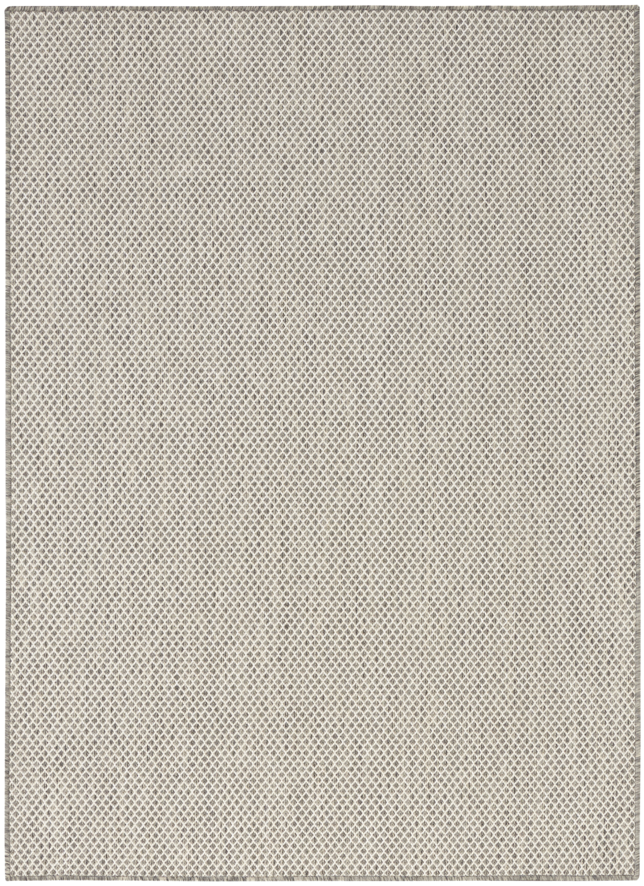 Nourison Courtyard 5' x 7' Ivory Silver Modern Rug