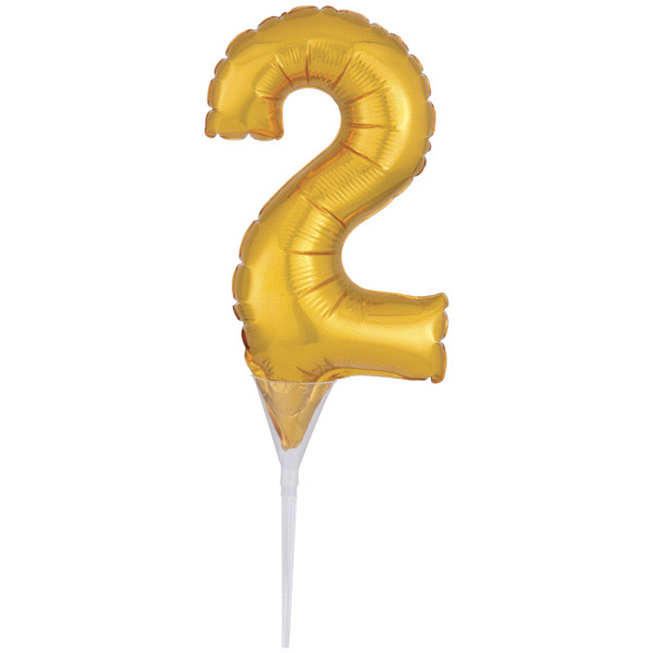 Inflatable Gold Numeral 2 Anagram® Cake Pic