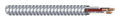 55572802 MC<sup>AP</sup> All Purpose Cable Aluminum Armor (3) 12 AWG Conductor Brown Orange and Grey 1000 ft. Reel