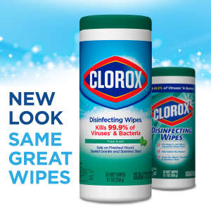 Clorox, Disinfecting Wipes, Fresh Scent , 35 Wipes/Container