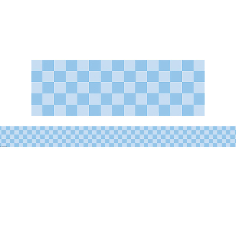 Checkers Scalloped Border Trim, 35 Feet