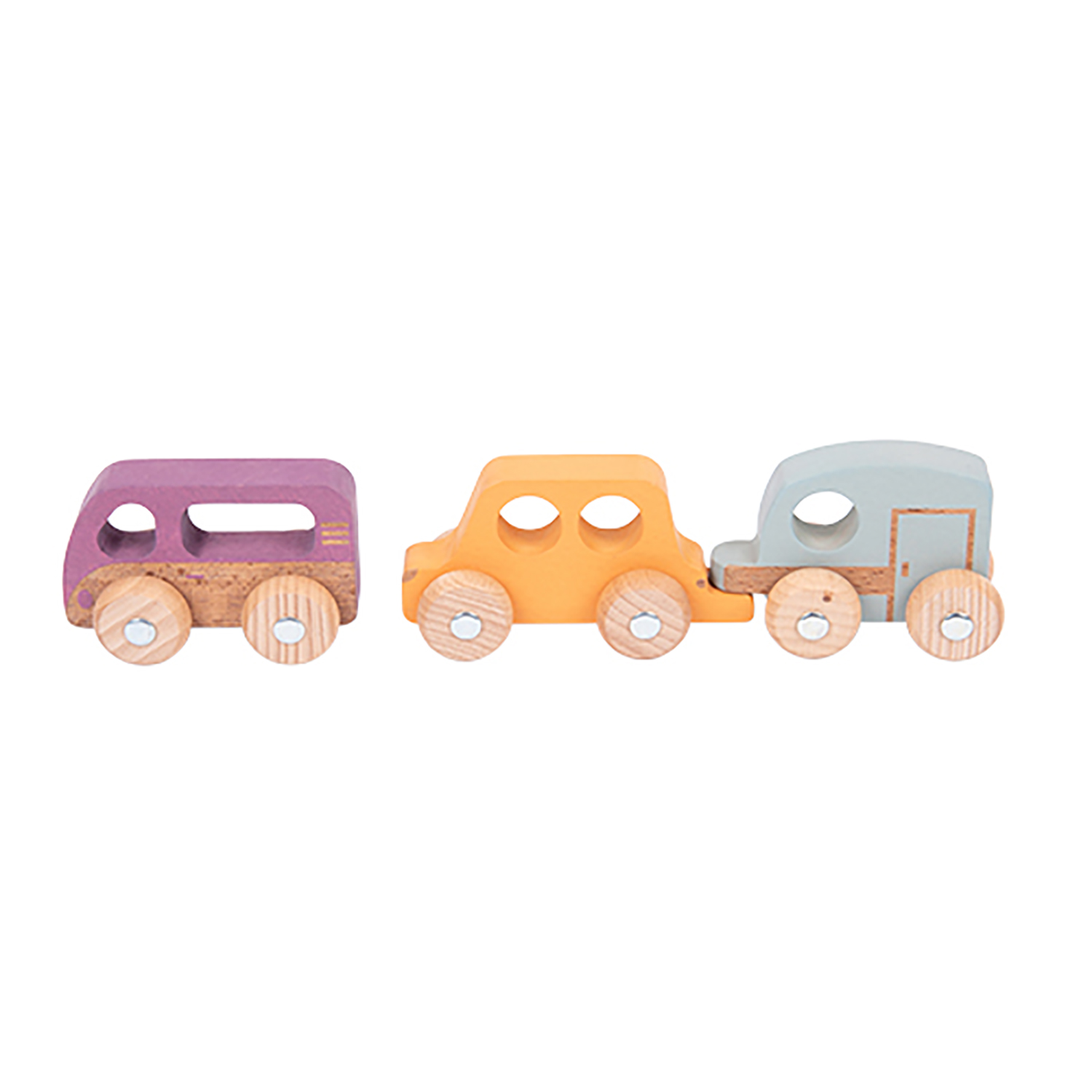 TickiT Rainbow Wooden Adventure Vehicles - Set of 3 image number null