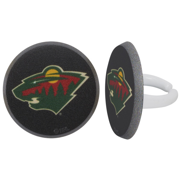 NHL® Team Puck Cupcake Rings