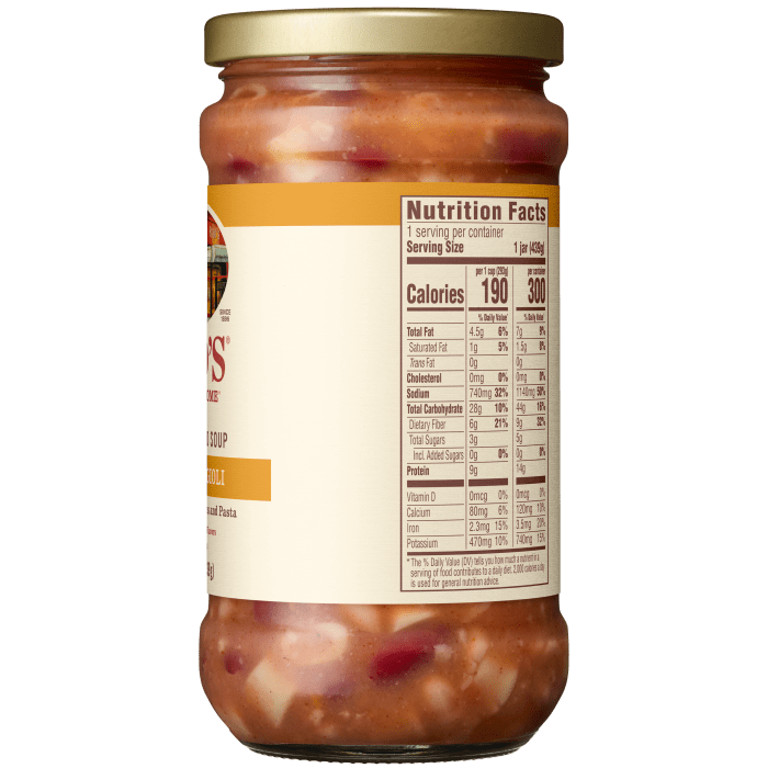 Pasta & Fagioli Soup, 15.5 oz - Right Image