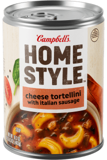 Homestyle Cheese Tortellini with Italian Sausage Soup