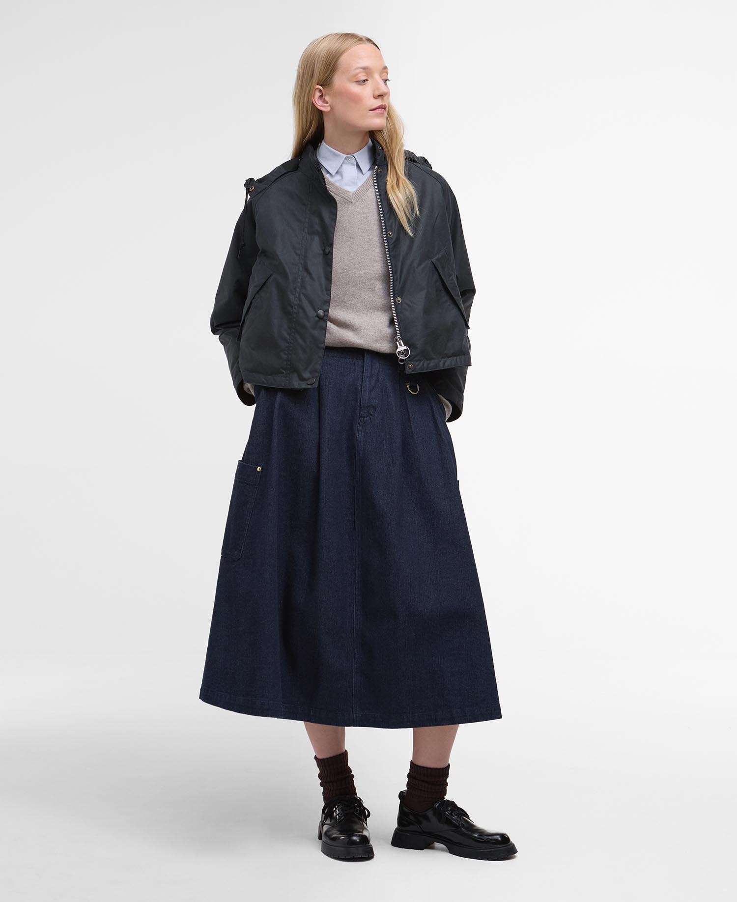 Barbour for Margaret Howell Women's Transport Waxed Jacket image number 1