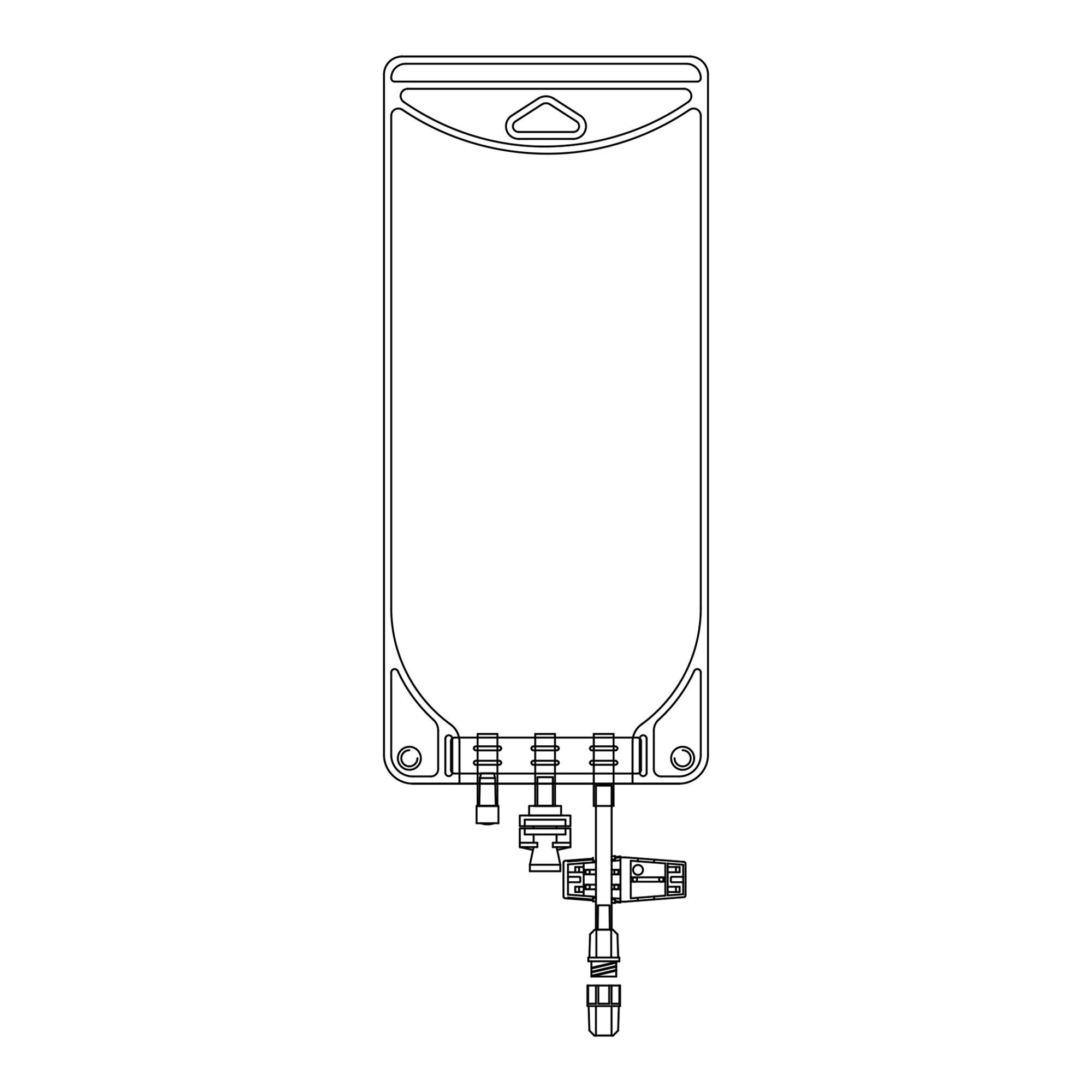McKesson Brand BAG, EVA W/ FML CONN 1000ML (50/CS)