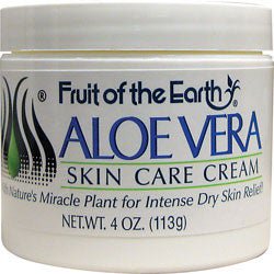 Fruit of the Earth™ Aloe Vera Skin Care Cream, 4-ounce Jar