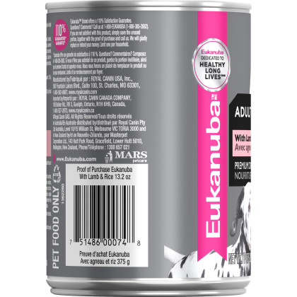 Eukanuba Adult Adult Lamb & Rice Canned Dog Food