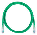 Cat 6A 10GX Copper Cable 24 AWG F/UTP 4-Pair Indoor PVC Riser RJ-45 to RJ-45 Yellow 25 ft.